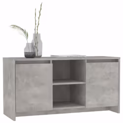 vidaXL TV Cabinet TV Stand Media TV Unit Entertainment Centre Engineered Wood - concrete grey - Additional view 6