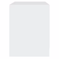 vidaXL 1/2x Bedside Cabinet Chipboard Home Side End Accent Table Multi Colours - white, 1 - Additional view 5