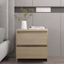 VidaXL 809851 nightstand/bedside table Oak