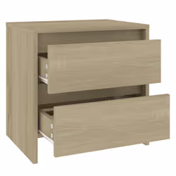 VidaXL 809851 nightstand/bedside table Oak - Additional view 4