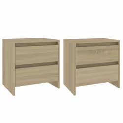 VidaXL 809852, Oak, Wood, 450 mm, 345 mm, 445 mm, 2 pc(s)