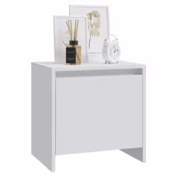 VidaXL 809863 nightstand/bedside table White - Additional view 4