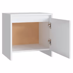 VidaXL 809863 nightstand/bedside table White - Additional view 6