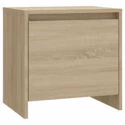 vidaXL 1/2x Bedside Cabinets Chipboard Side Cabinet Furniture Multi Colours - sonoma oak, 1 - Additional view 2