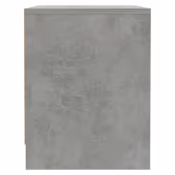 vidaXL 1/2x Bedside Cabinets Chipboard Side Cabinet Furniture Multi Colours - concrete grey, 1 - Additional view 6