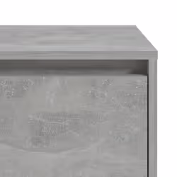 vidaXL 1/2x Bedside Cabinets Chipboard Side Cabinet Furniture Multi Colours - concrete grey, 1 - Additional view 7