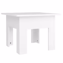 vidaXL Coffee Table Couch Table Hall End Center Accent Table Engineered Wood - white
