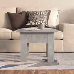 vidaXL Coffee Table Couch Table Hall End Center Accent Table Engineered Wood - concrete grey