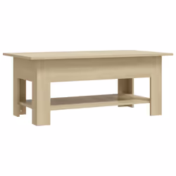 vidaXL Coffee Table Couch Table Hall End Center Accent Table Engineered Wood - sonoma oak