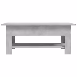 vidaXL Coffee Table Couch Table Hall End Center Accent Table Engineered Wood - concrete grey