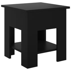 vidaXL Coffee Table Couch Table Hall End Center Accent Table Engineered Wood - black