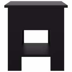 vidaXL Coffee Table Couch Table Hall End Center Accent Table Engineered Wood - black - Additional view 6