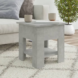 vidaXL Coffee Table Couch Table Hall End Center Accent Table Engineered Wood - concrete grey