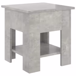 vidaXL Coffee Table Couch Table Hall End Center Accent Table Engineered Wood - concrete grey