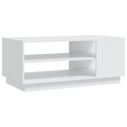 vidaXL Coffee Table Couch Table Hall End Center Accent Table Engineered Wood - white
