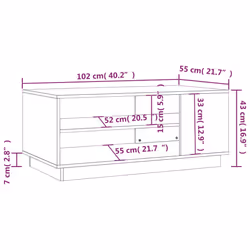 VidaXL 810281 coffee/side/end table - Additional view 6