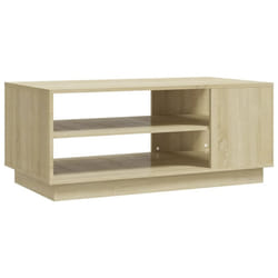 vidaXL Coffee Table Couch Table Hall End Center Accent Table Engineered Wood - sonoma oak