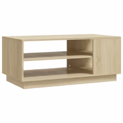 vidaXL Coffee Table Couch Table Hall End Center Accent Table Engineered Wood - sonoma oak
