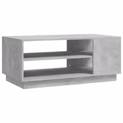 vidaXL Coffee Table Couch Table Hall End Center Accent Table Engineered Wood - concrete grey