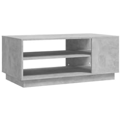 vidaXL Coffee Table Couch Table Hall End Center Accent Table Engineered Wood - concrete grey