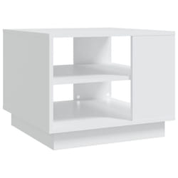 vidaXL Coffee Table Couch Table Hall End Center Accent Table Engineered Wood - white