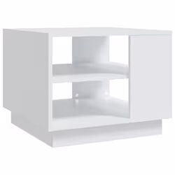 vidaXL Coffee Table Couch Table Hall End Center Accent Table Engineered Wood - white