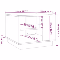 VidaXL 810290 coffee/side/end table - Additional view 7