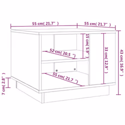 VidaXL 810292 coffee/side/end table - Additional view 7
