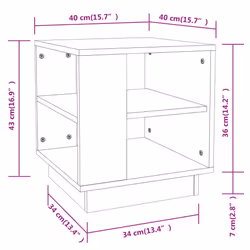 VidaXL 810301 coffee/side/end table - Additional view 7