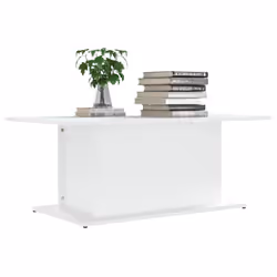 vidaXL Coffee Table Couch Table Hall End Center Accent Table Engineered Wood - white