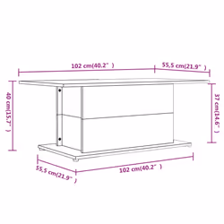 VidaXL 810313 coffee/side/end table - Additional view 7
