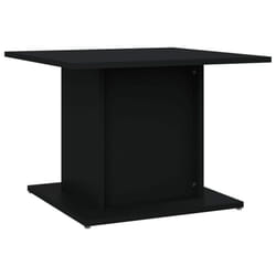 vidaXL Coffee Table Couch Table Hall End Center Accent Table Engineered Wood - black