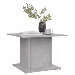 vidaXL Coffee Table Couch Table Hall End Center Accent Table Engineered Wood - concrete grey