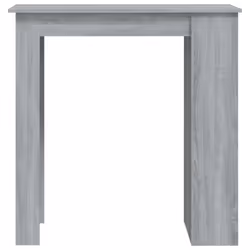 vidaXL Bar Table with Storage Rack Bar High Table Pub Table Engineered Wood - grey sonoma - Additional view 5