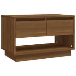 vidaXL TV Cabinet White Chipboard Stereo Hifi Cabinet TV Stand Multi Colours - brown oak
