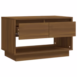 vidaXL TV Cabinet White Chipboard Stereo Hifi Cabinet TV Stand Multi Colours - brown oak - Additional view 8