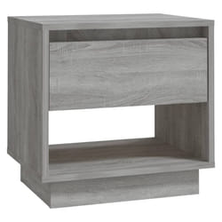 vidaXL 1/2x Bedside Cabinet Chipboard Bedroom Bedside Side Table Multi Colours - grey sonoma, 1