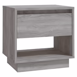 vidaXL 1/2x Bedside Cabinet Chipboard Bedroom Bedside Side Table Multi Colours - grey sonoma, 1