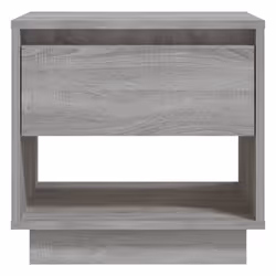vidaXL 1/2x Bedside Cabinet Chipboard Bedroom Bedside Side Table Multi Colours - grey sonoma, 2 - Additional view 7
