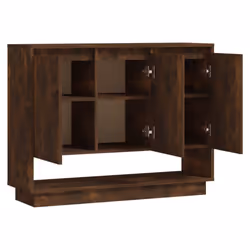 vidaXL Sideboard Chipboard Living Room Bedroom Storage Cabinet Multi Colours - smoked oak - Additional view 6