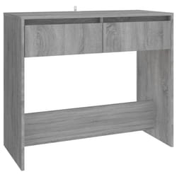 vidaXL Console Table Hallway Tea End Table Side Table for Under Mirror Steel - grey sonoma