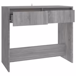 vidaXL Console Table Hallway Tea End Table Side Table for Under Mirror Steel - grey sonoma - Additional view 7