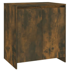 vidaXL Sideboard Storage Cupboard Cabinet Buffet Highboard Engineered Wood - smoked oak