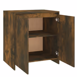vidaXL Sideboard Storage Cupboard Cabinet Buffet Highboard Engineered Wood - smoked oak - Additional view 8