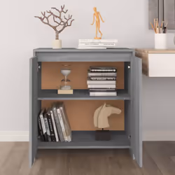 vidaXL Sideboard Storage Cupboard Cabinet Buffet Highboard Engineered Wood - grey sonoma - Additional view 4