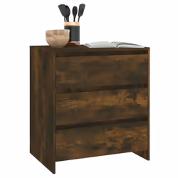 vidaXL Sideboard Storage Cupboard Cabinet Buffet Highboard Engineered Wood - smoked oak - Additional view 6