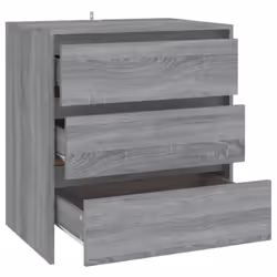vidaXL Sideboard Storage Cupboard Cabinet Buffet Highboard Engineered Wood - grey sonoma - Additional view 5