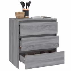 vidaXL Sideboard Storage Cupboard Cabinet Buffet Highboard Engineered Wood - grey sonoma - Additional view 6