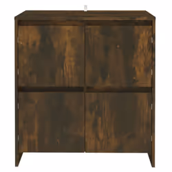 vidaXL Sideboard Chipboard Bedroom Storage Book Console Cabinet Multi Colours - smoked oak - Additional view 3