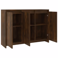 vidaXL Sideboard Storage Cupboard Cabinet Buffet Highboard Engineered Wood - smoked oak - Additional view 5